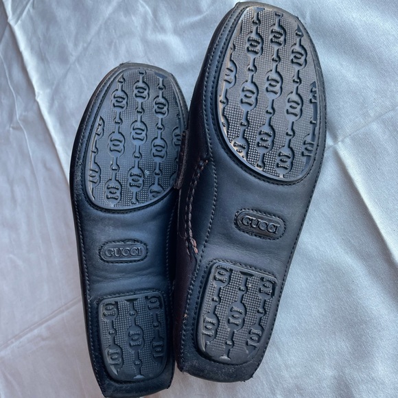 Gucci Slip-on Brown Leather Horsebit Driving Loafer Size 7M EUC - Picture 9 of 13
